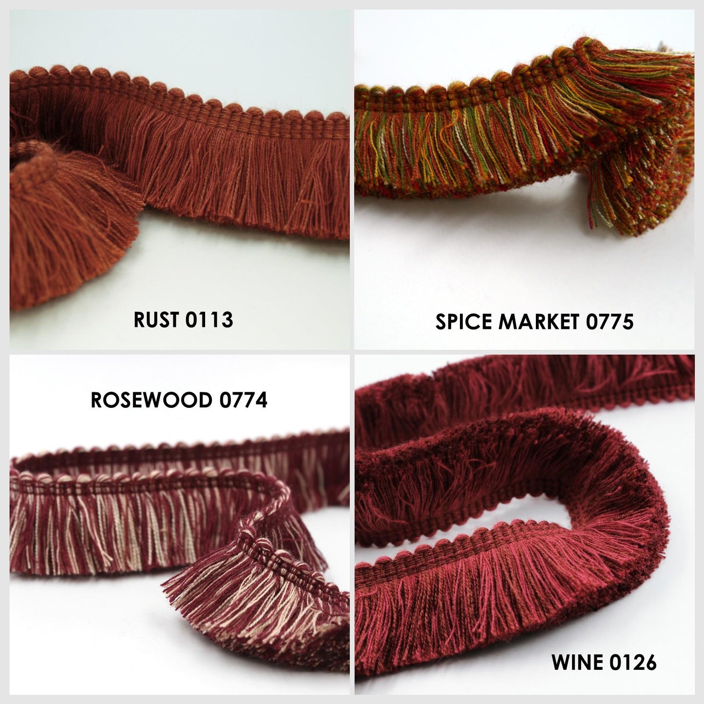 Viscose Brush Fringe 30mm 6517