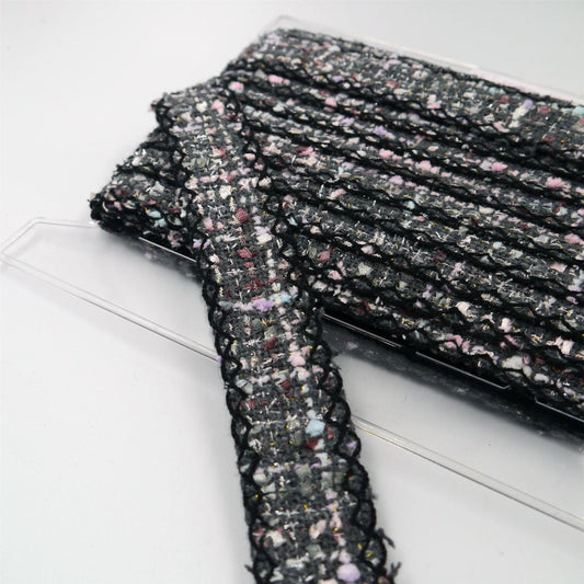 Tweed Effect Woven Braid 32mm x 1m - 6123