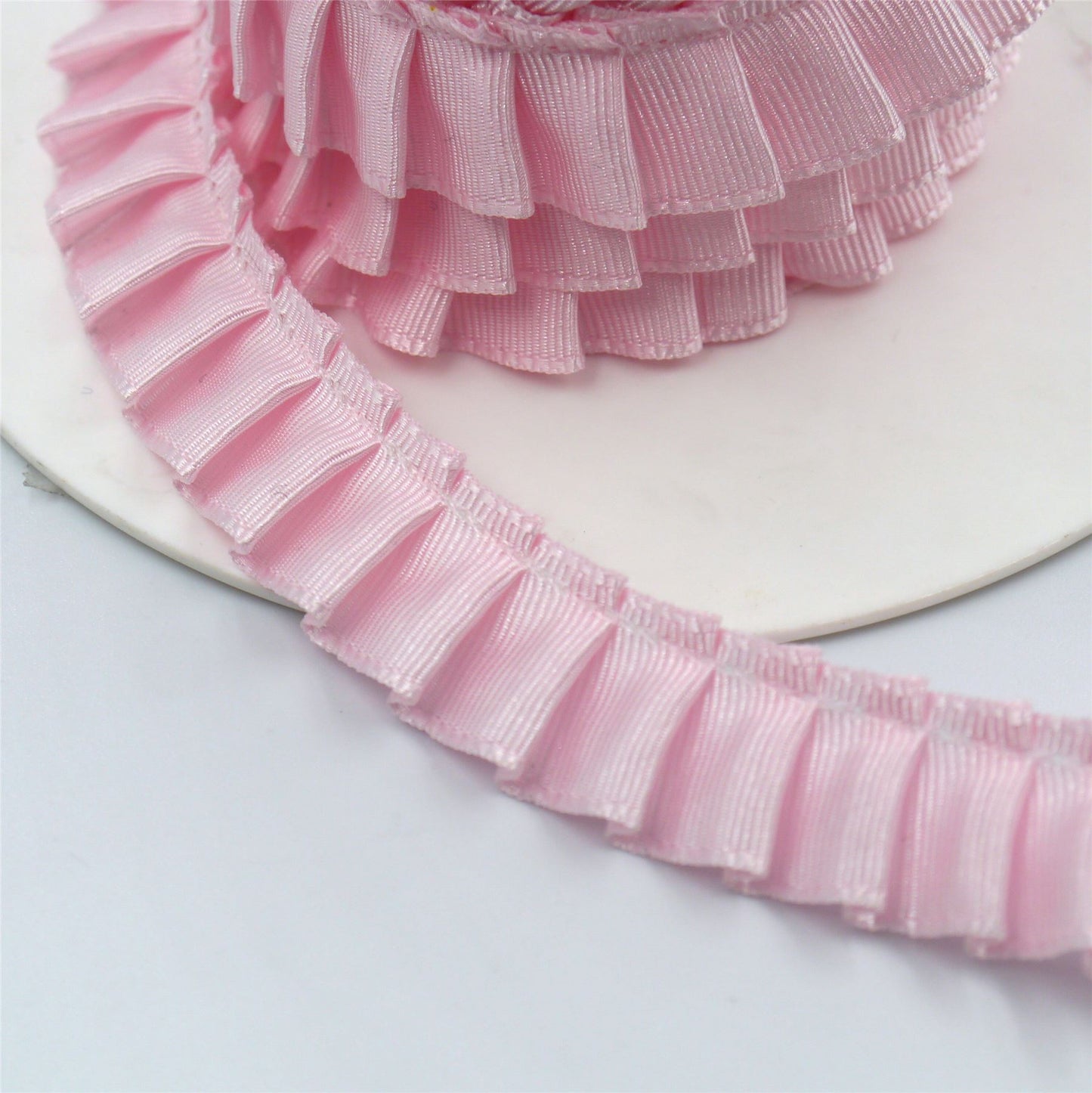 Side-Pleated Taffeta Ribbon 16mm x1m - 7110