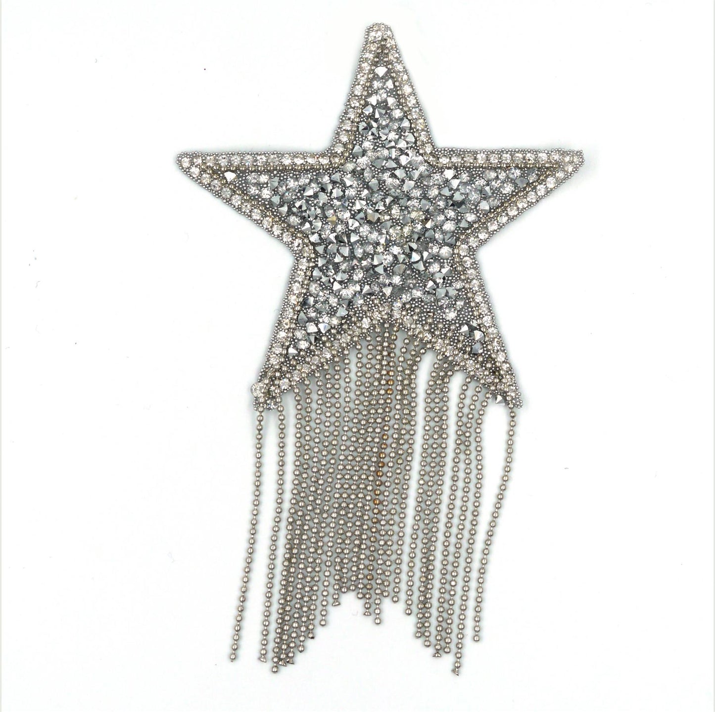 Iron-On Crystal Shooting Star 85mm - 6903