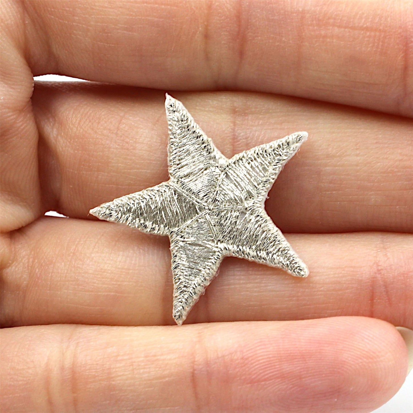Metallic Iron-On Star Motif 7680