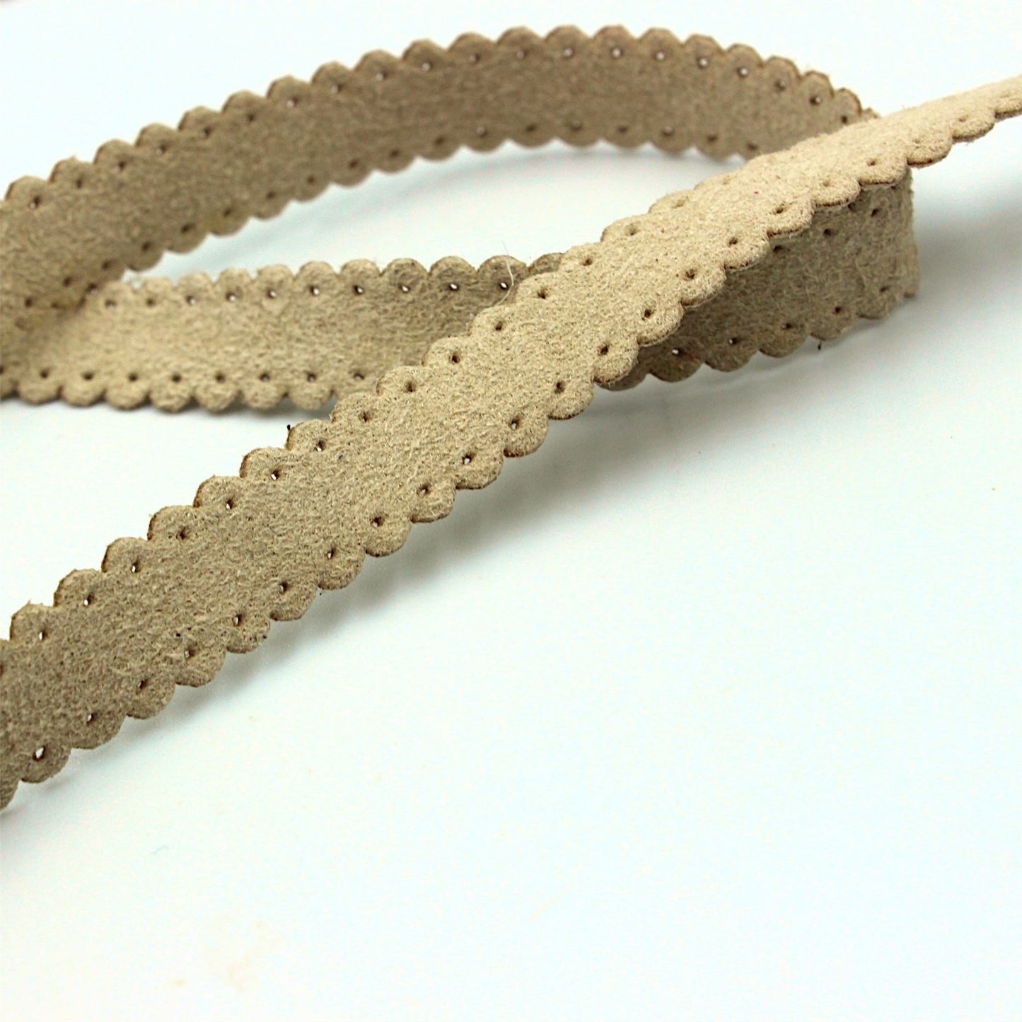 Punched Suedette Braid 10mm 8138