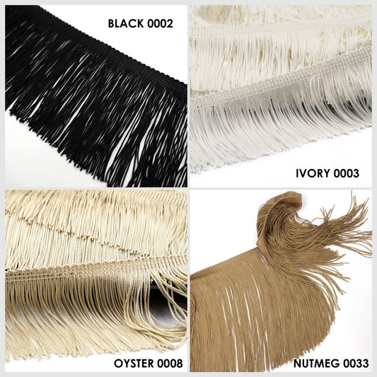 Chainette Cut Fringe - Acetate  9540-20cm