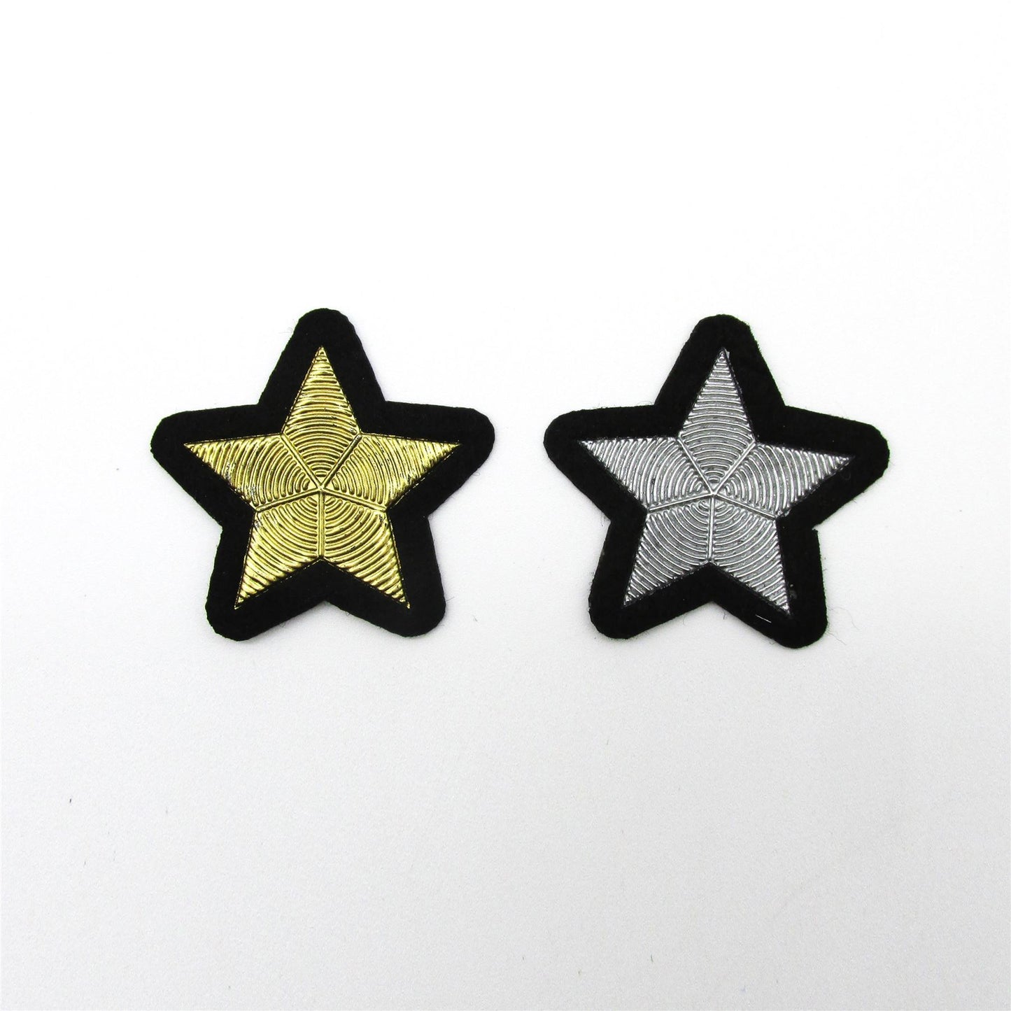Metallic Iron On Star Motif 4cm 6908