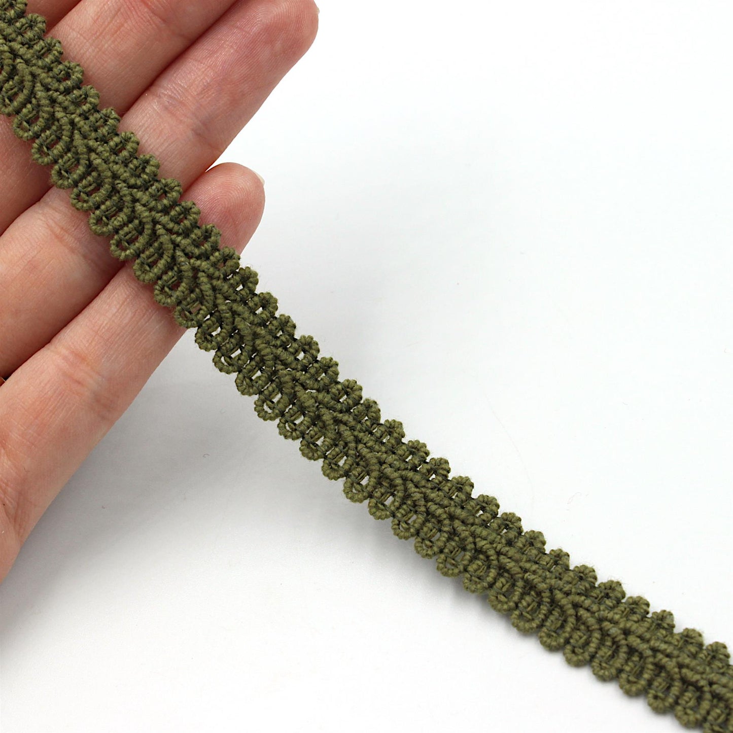 Cotton Mix Feather Braid 14mm x1m - 9843