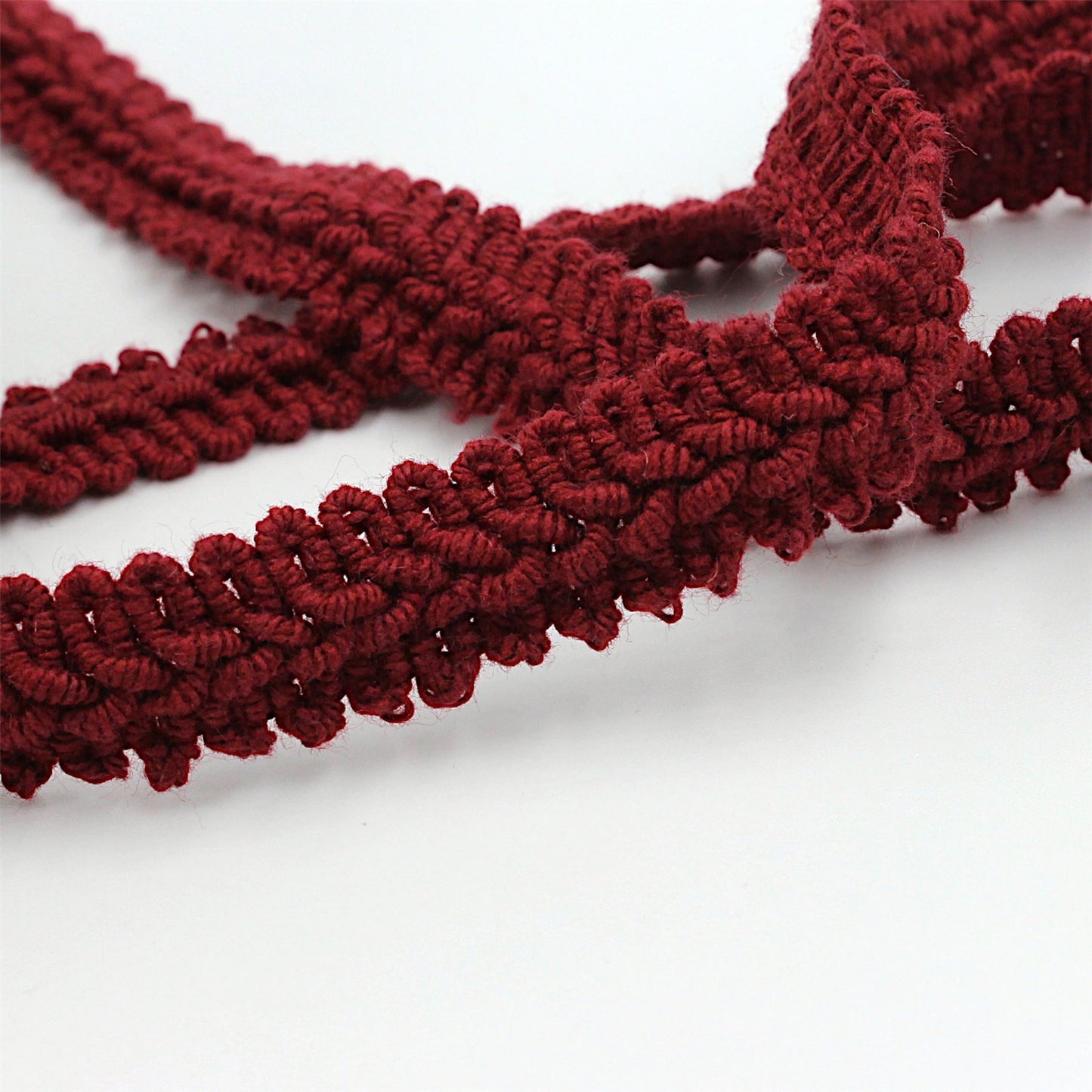Cotton Mix Feather Braid 14mm x1m - 9843
