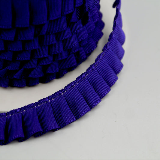 Side-Pleated Taffeta Ribbon 16mm x1m - 7110