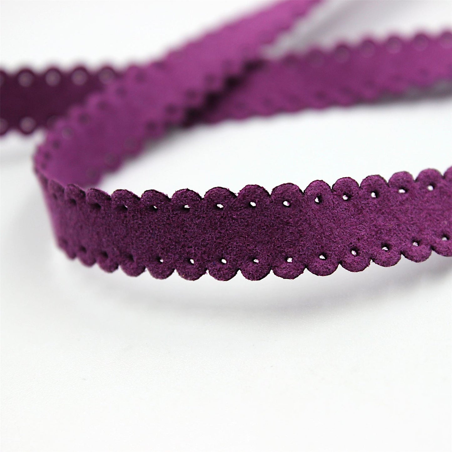 Punched Suedette Braid 10mm 8138