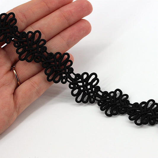 Fancy Variable Width Scroll Gimp Braid 22mm 5534