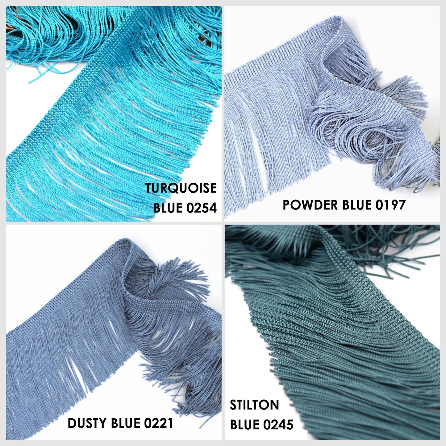 Chainette Cut Fringe Acetate x1m - 9540-10cm