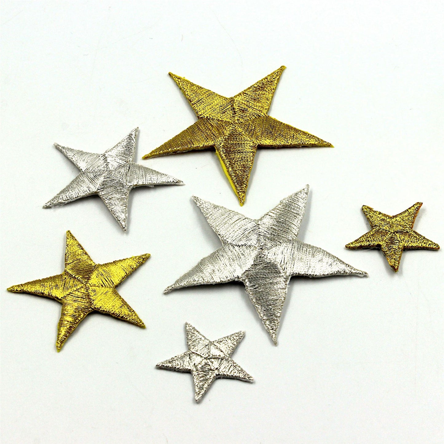 Metallic Iron-On Star Motif 7680