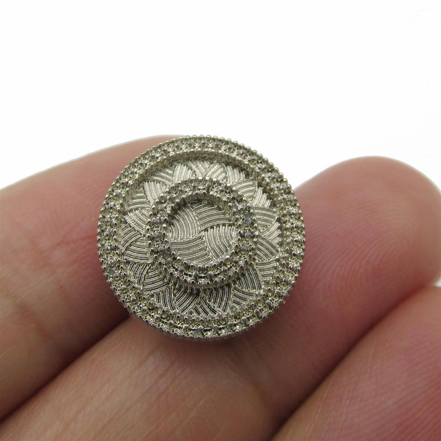 Geometric Sparkle ABS Button - 4409