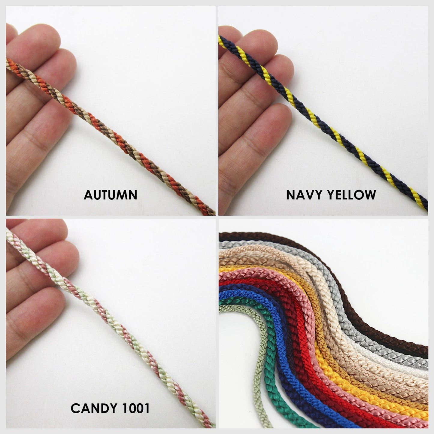 Braided Look Viscose Cord x 5m 7410