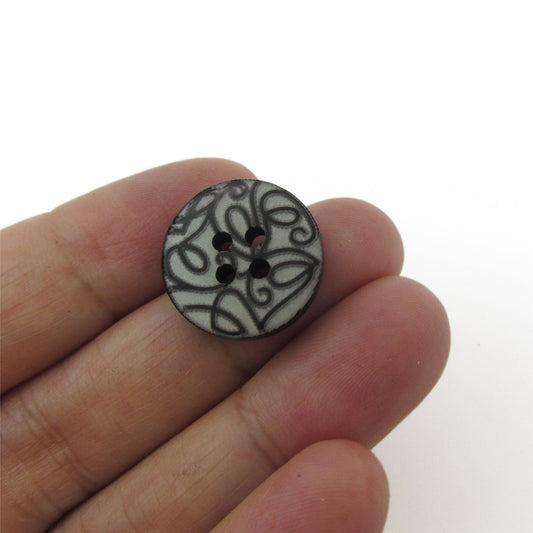 Abstract Pattern Decorative Button - 4415