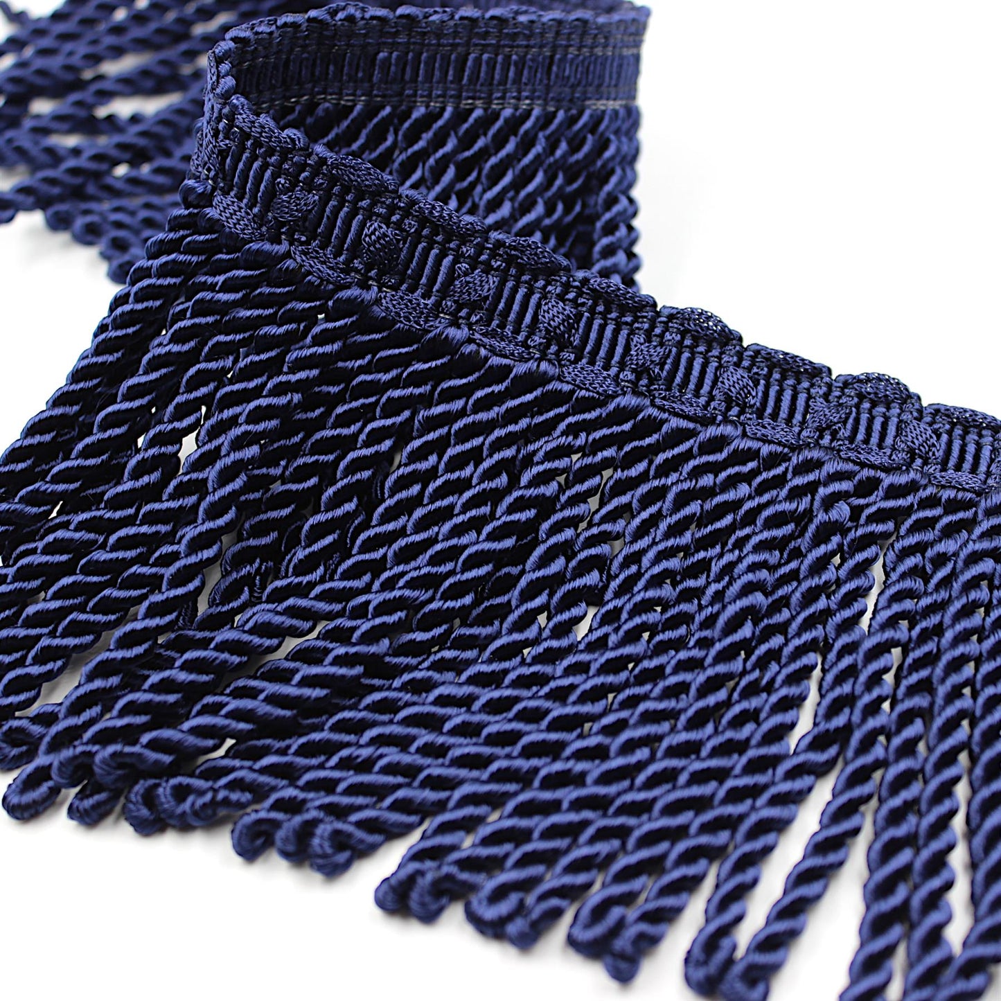 Rayon Bullion Fringe With Decorative Header 12cm x1m - 5504
