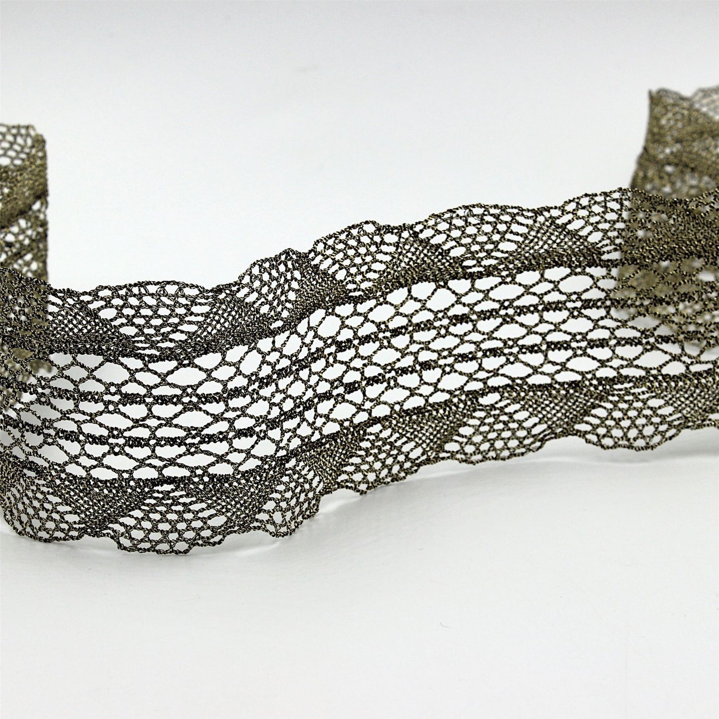 Wide Metallic Lace 50mm x 1m - 9198
