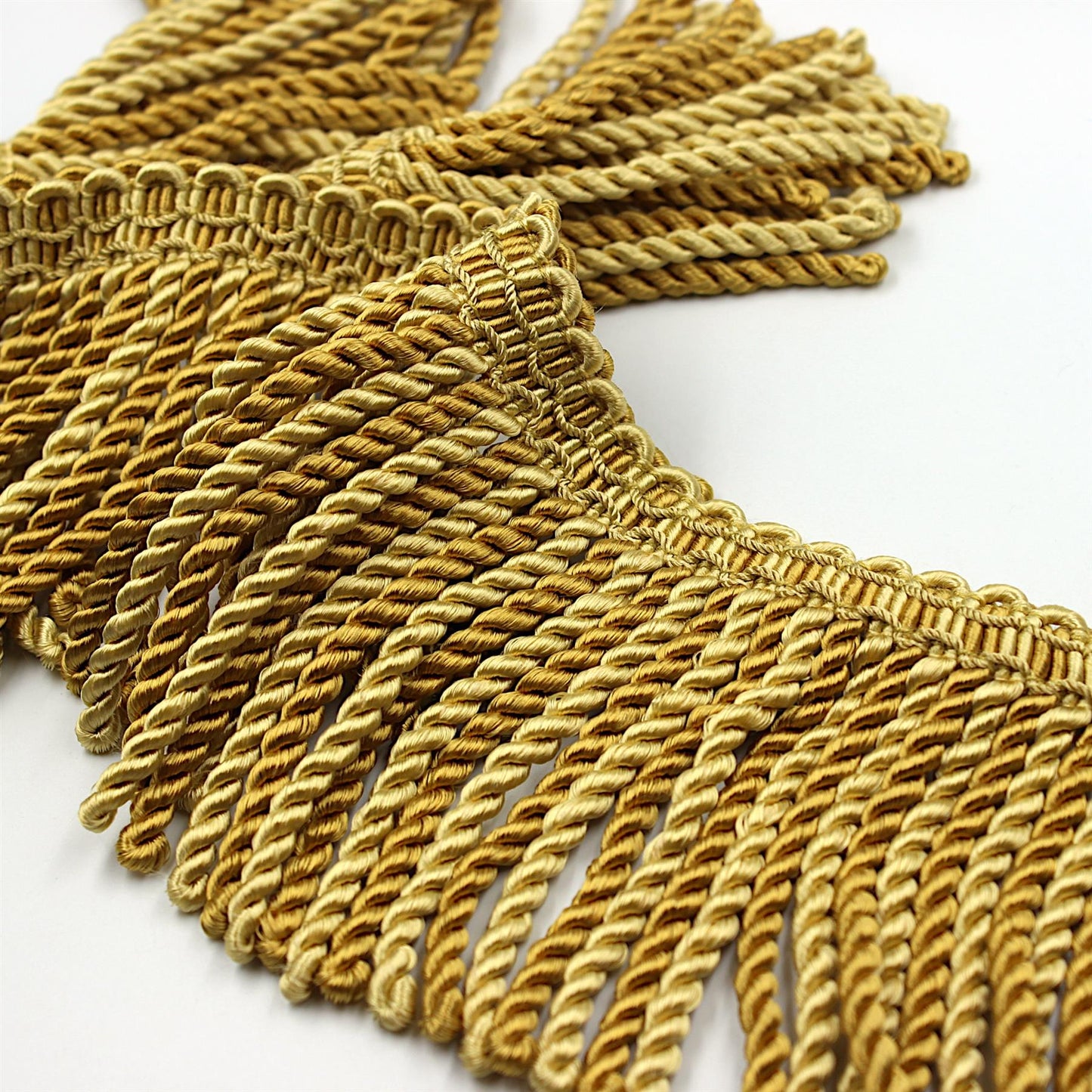 Acetate Bullion Fringe With Ornate Header 11cm x1m - 7097