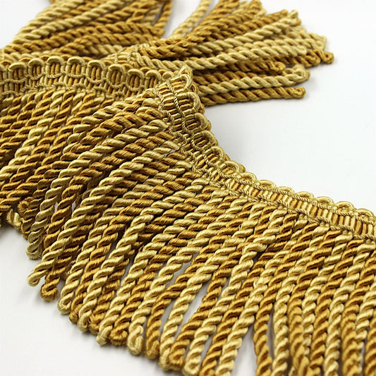 Acetate Bullion Fringe With Ornate Header 11cm x1m - 7097