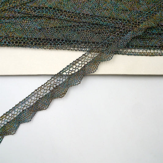 Rainbow Metallic Lace 20mm x1m - 8918