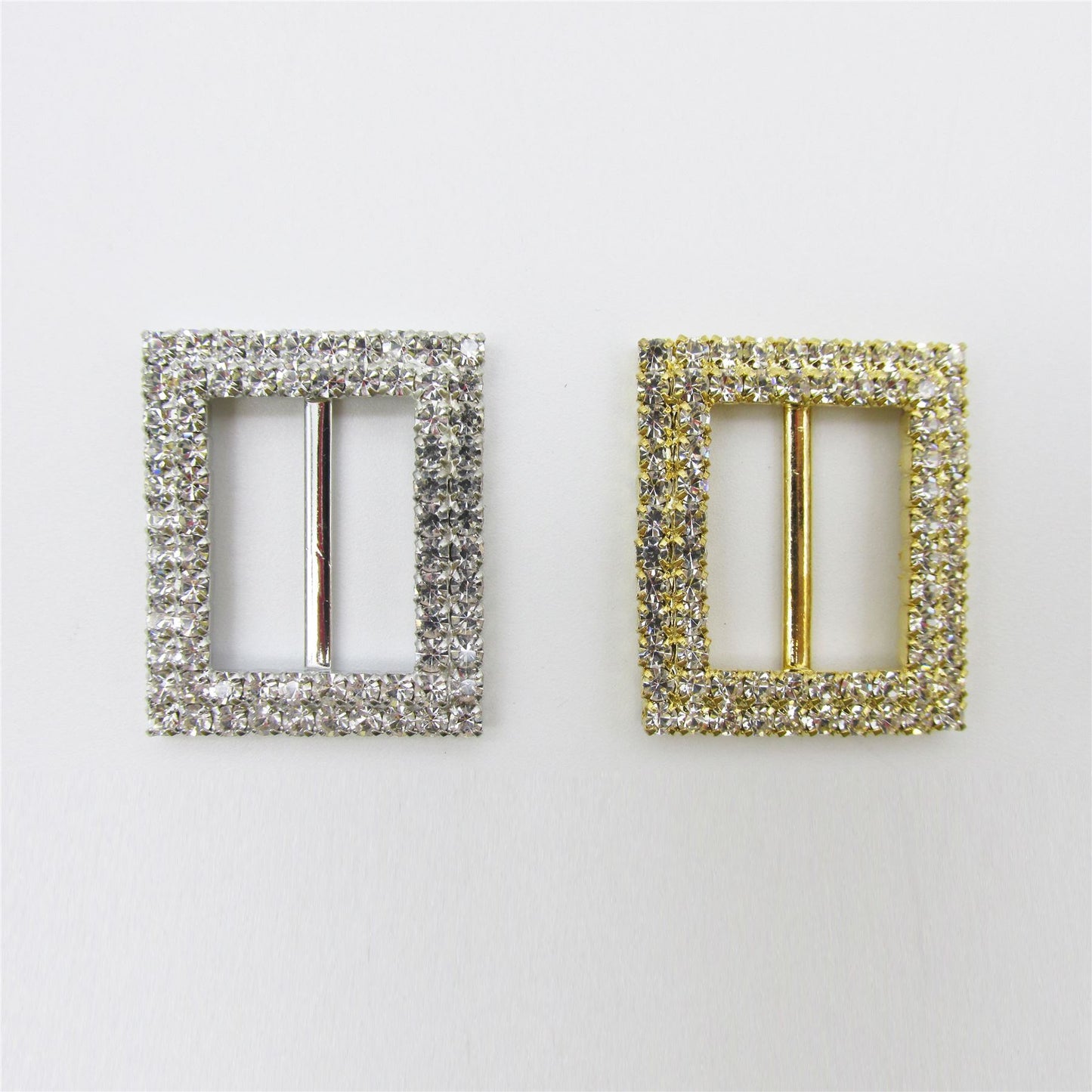 Diamante Buckle 25mm x 30mm - 7195
