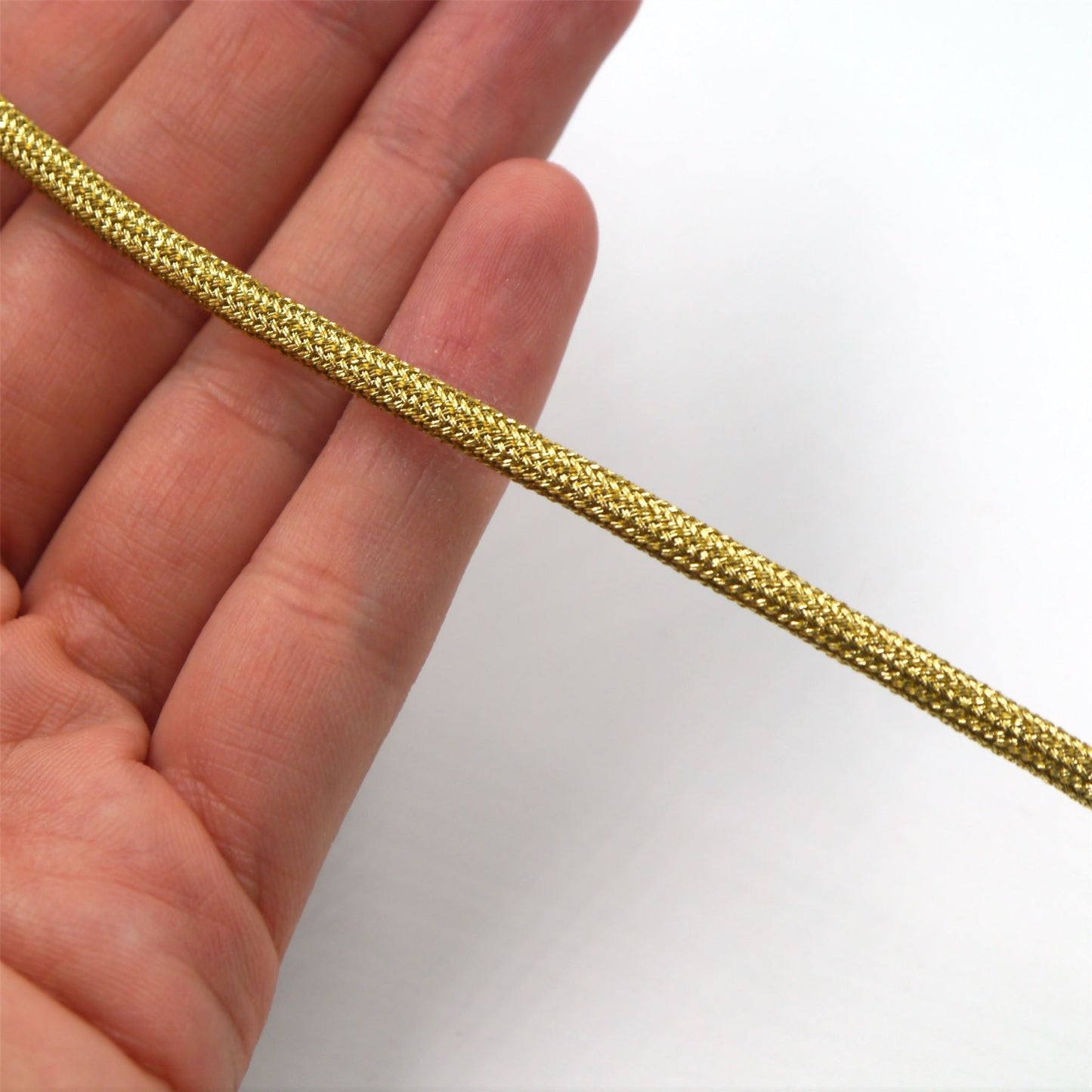 Metallic Braided Cord 4mm x1m - 7350
