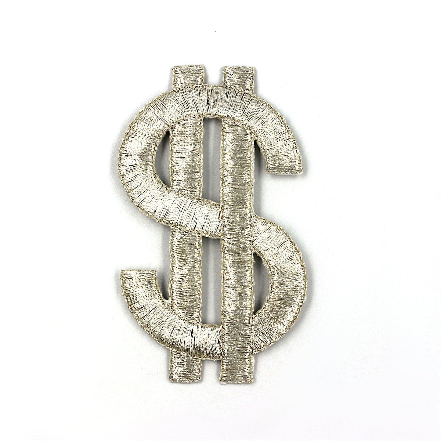 Large Iron-On Silver Dollar Silver 9423