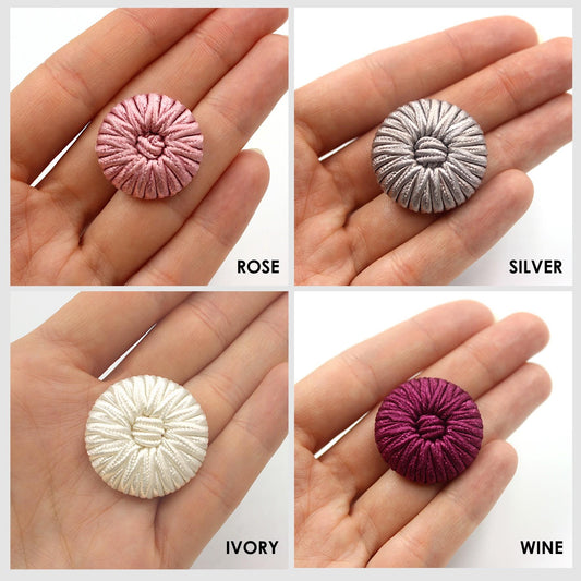 Passementerie Button with Centre Knot - 4455