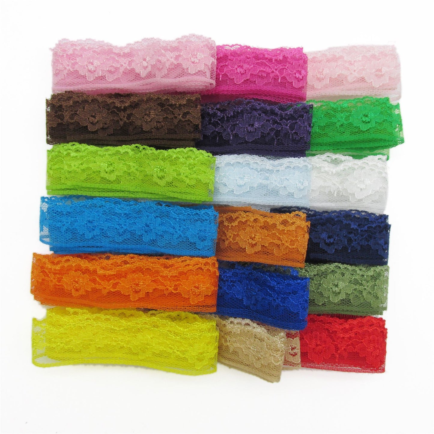 Floral Nylon Lace 22mm 9951