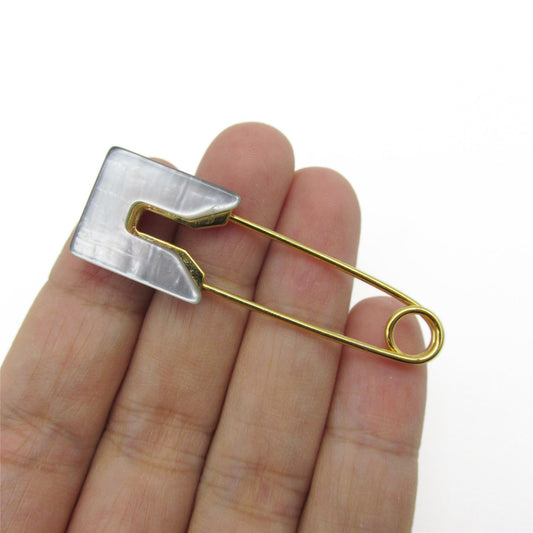 Safety Pin with Pearl End Cap 57mm - 5318