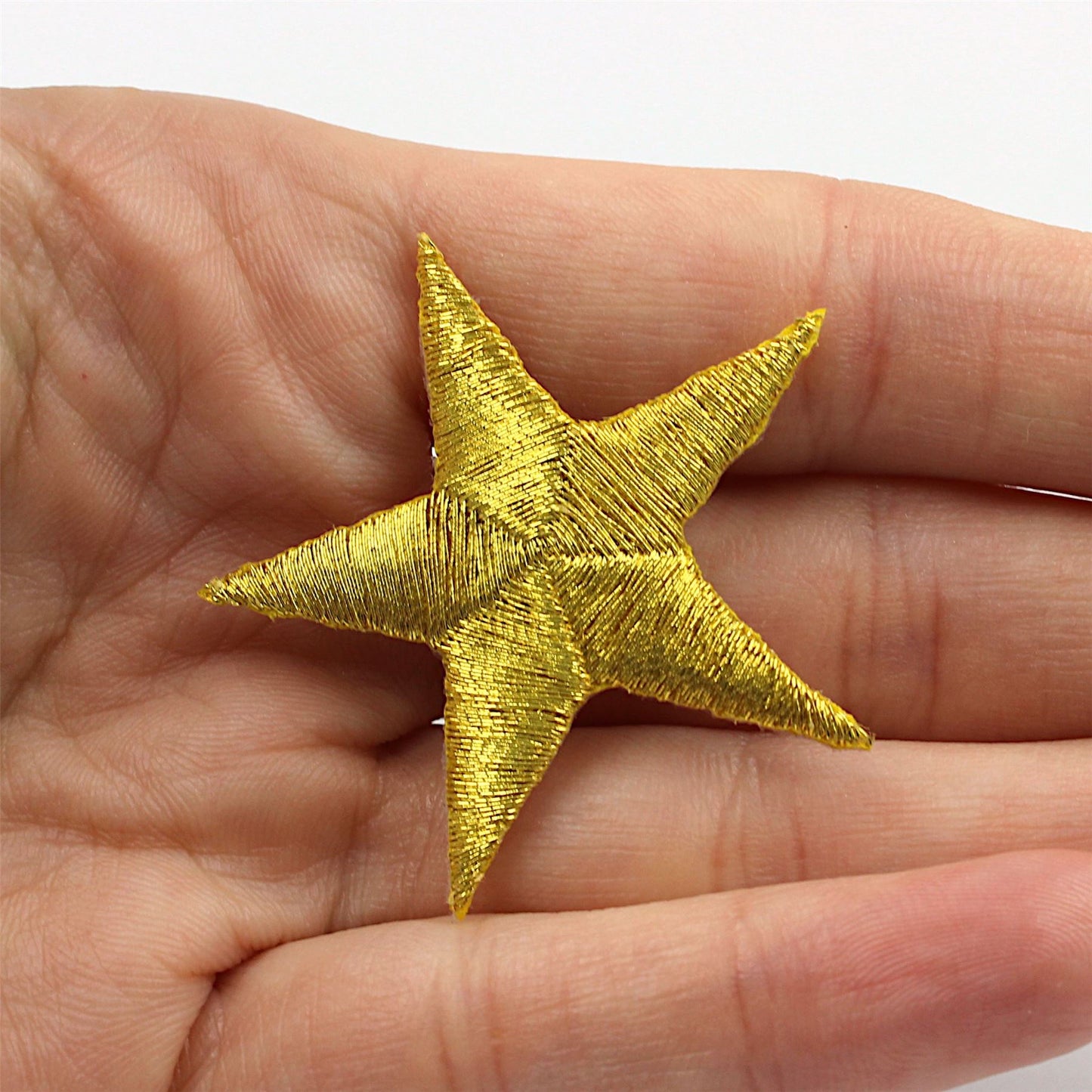 Metallic Iron-On Star Motif 7680