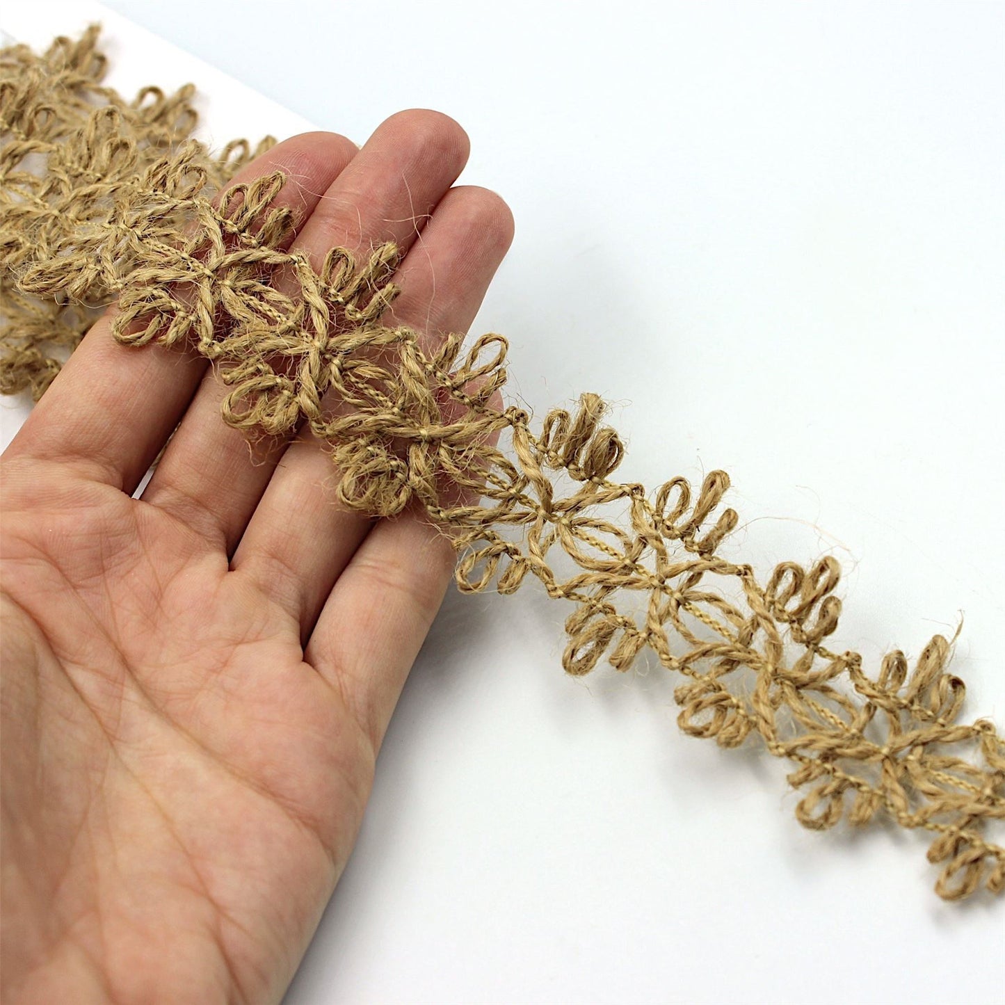 Open Design Jute Braid Natural 38mm x1m - 5339