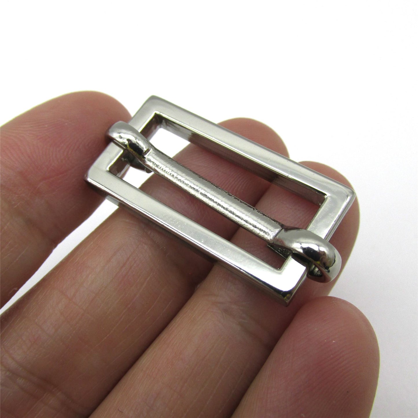 Slider Buckle Silver 25mm 7583