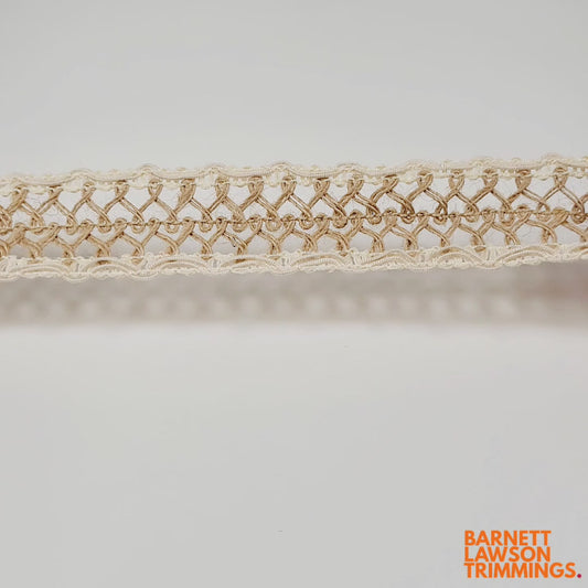 Open Design 2-Tone Jute Braid Natural 35mm x1m - 8366