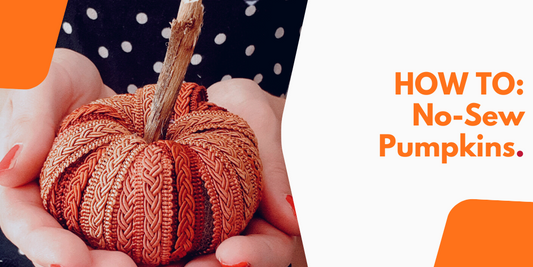 How to: No-Sew Pumpkins