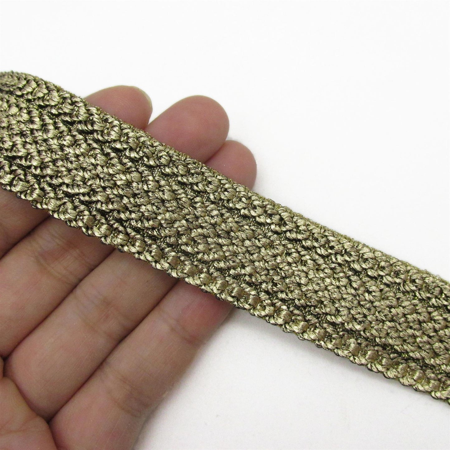 Fancy Metallic Elastic - 25mm - by the metre - 8614