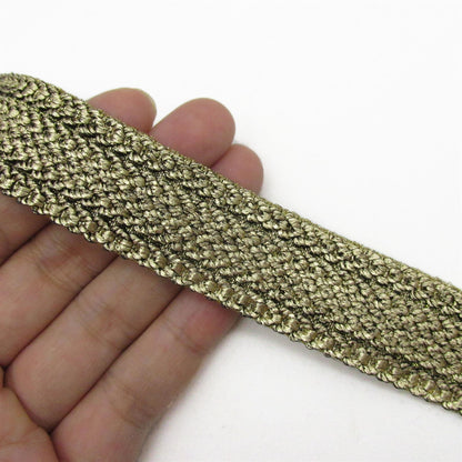 Fancy Metallic Elastic - 25mm - by the metre - 8614