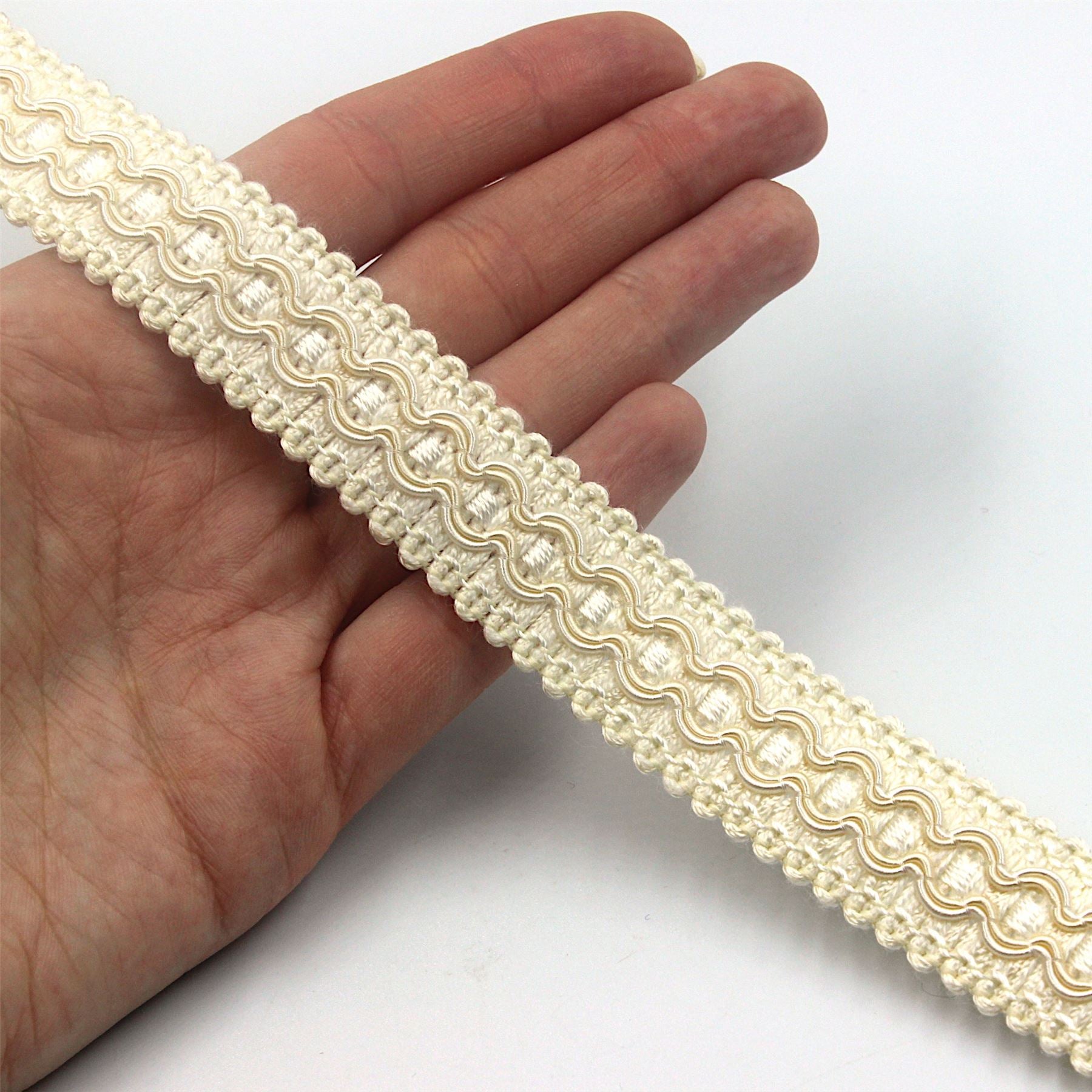 IRON ON BRAID (CHARCOAL) (25MM) PER M - Habby And Lace - Foto 12