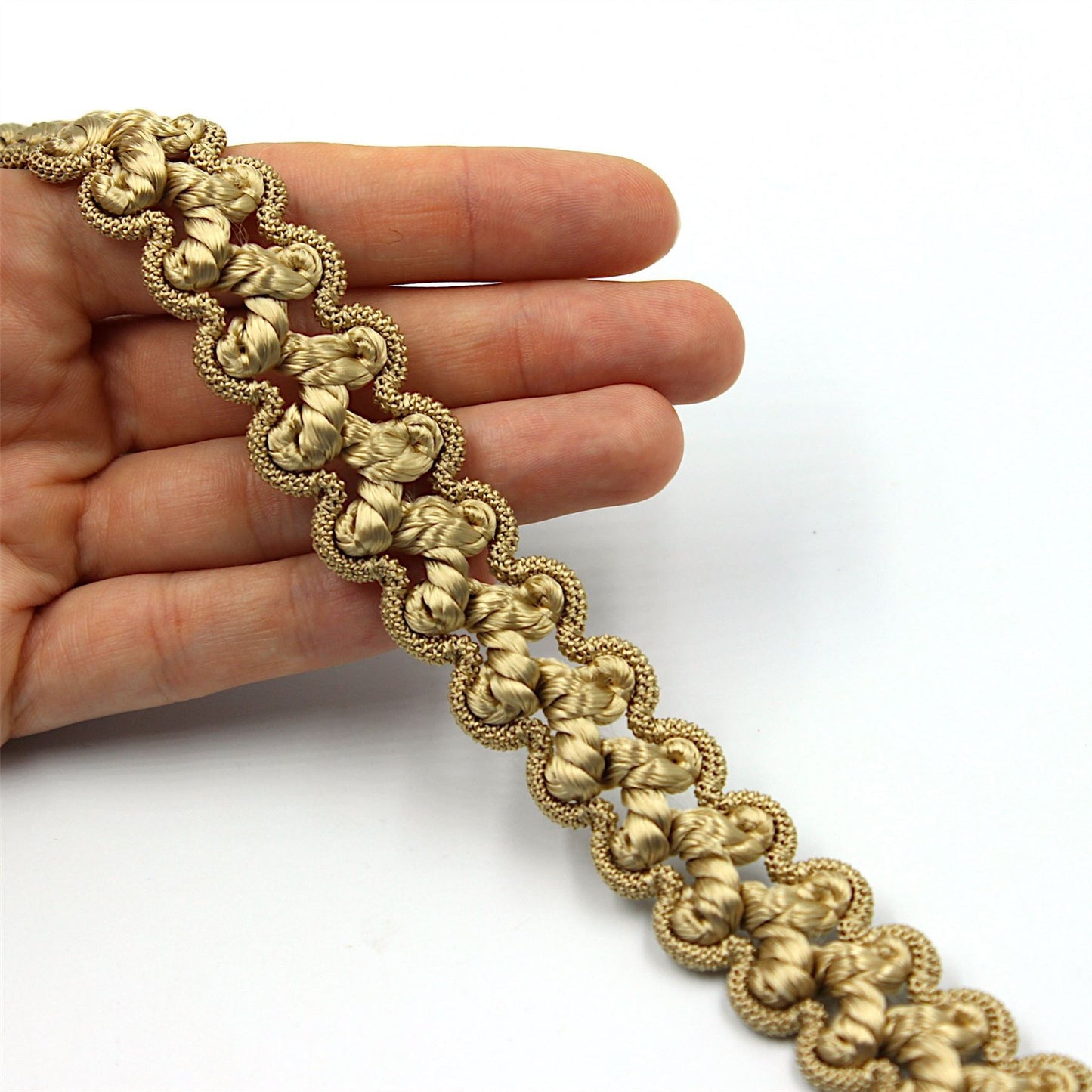 Gimp Braid With Shiny Rayon Centre 25mm 8434