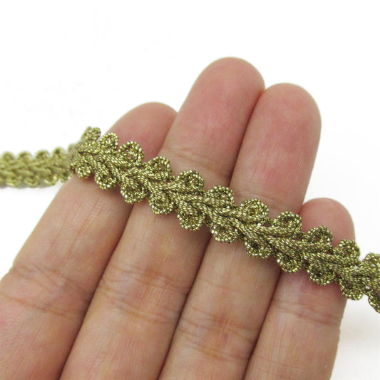 Metallic Feather Braid 11mm x1m - 3278
