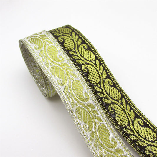Metallic Leaf Braid - 30mm - by the metre - 6860