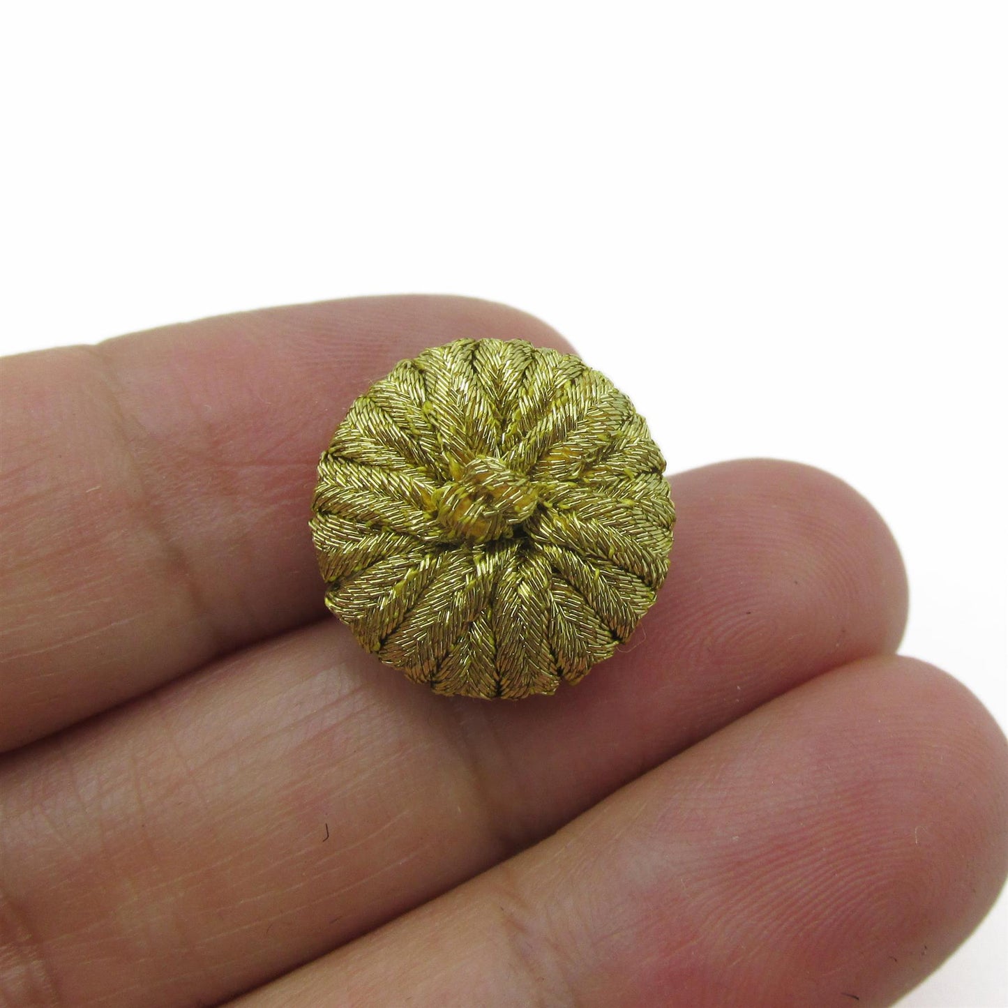 Metallic Corded Button - 4356