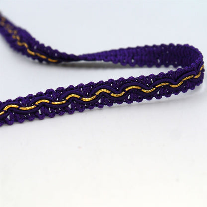 Vintage Braid with Metallic Wave - 10mm - by the metre - 1724