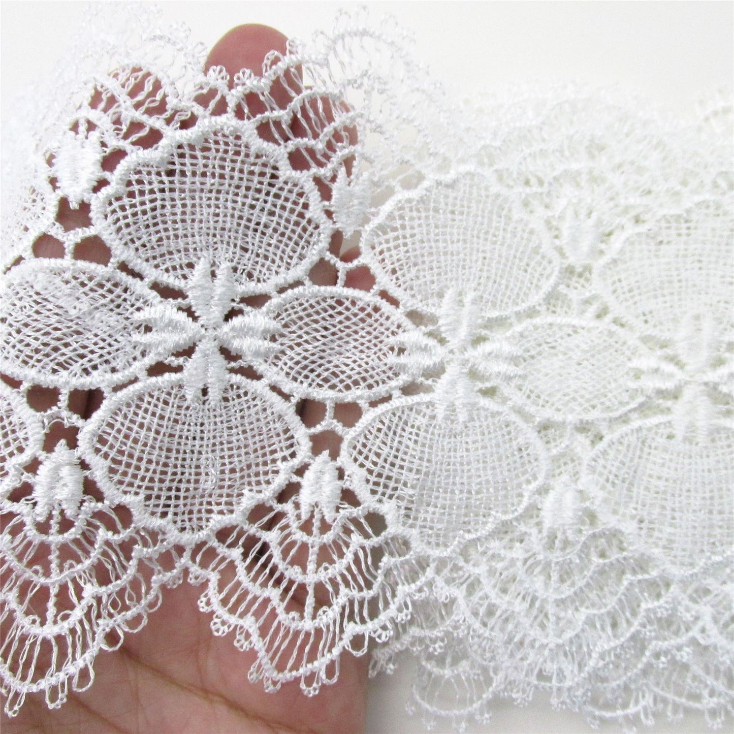 Guipure Style Lace - Ivory - 10cm - by the metre - 6138