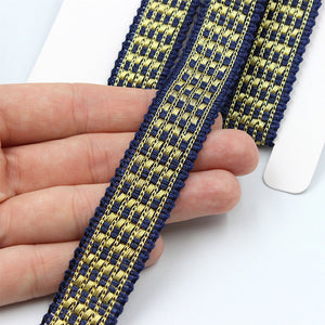 Metallic Weave Design Braid 20mm 8726