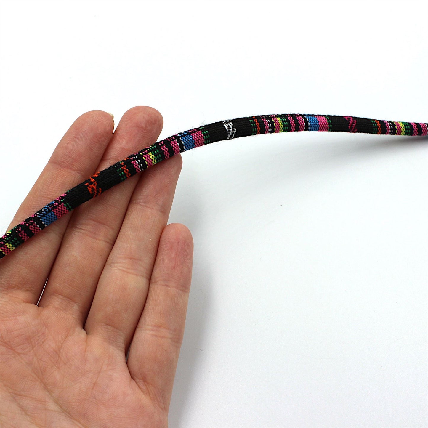 Aztec-Inspired Patterned Cord 8mm 9853