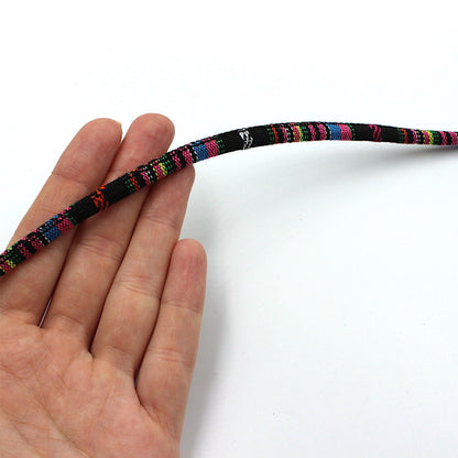 Aztec-Inspired Patterned Cord 8mm 9853