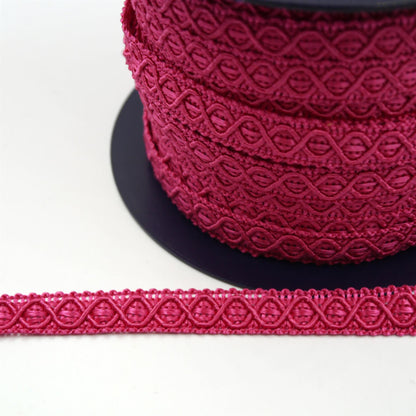 Gimp Braid with Criss Cross Design - 12mm x 1m - 7980