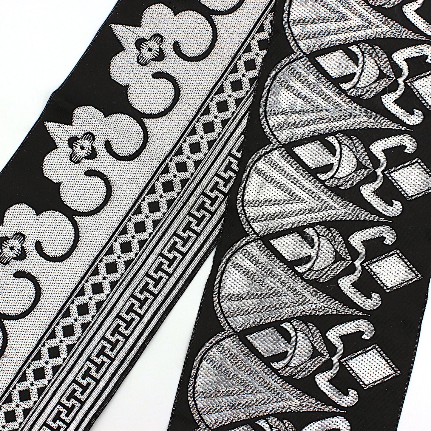 Embroidered Wide Brocade - 10cm - by the metre - 6359