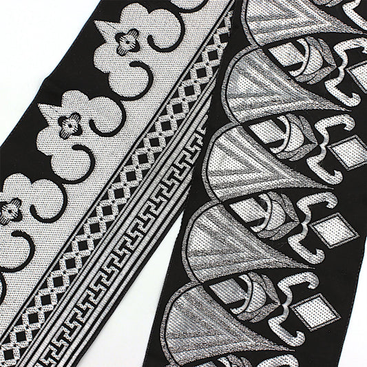 Embroidered Wide Brocade - 10cm - by the metre - 6359