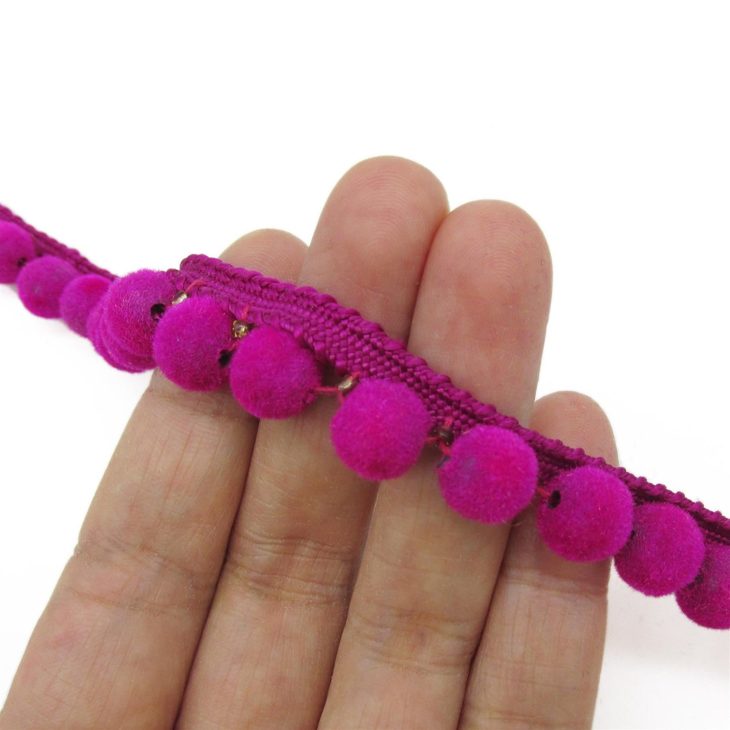 Medium Pom-Pom Braid - by the metre - 9715